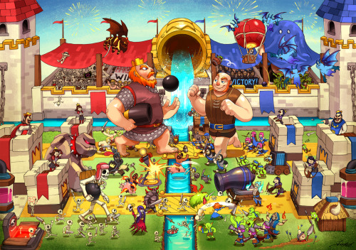 OriginalClash royale : The royale arena!Time taken: 2 weeksIt’s a fan art piece for a contest,