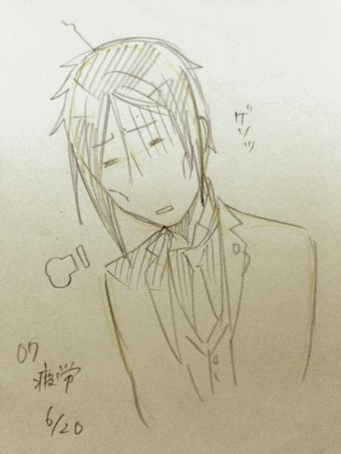 kuroshitsuji-indonesia:  Yana Toboso Scribbles June, 23rd 2013 