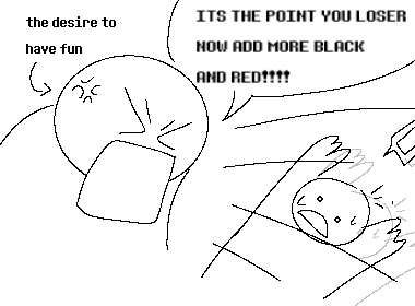 Real Quick Made A Picture(s) For Myself Because I Got Insecure Mid Drawing