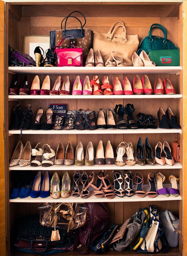 thecoveteur:
“ Yes, this is what Miranda Kerr’s shoe closet looks like.
”