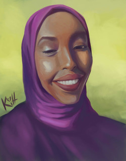 seankitt: Bright as a Somali smile. Inspired by the wonderful Rahma Dirie. Artist Sean Kitt: www.seankitt.com www.seankitt.tumblr.com www.instagram.com/sean_kitt 