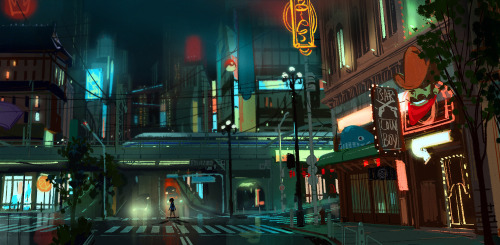 fuckyeahconceptart:Big Hero 6 concept art by Mingjue Helen Chen.