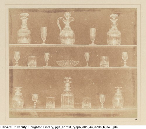 These images of porcelain and glass items were some of the earliest photographs ever taken, intended