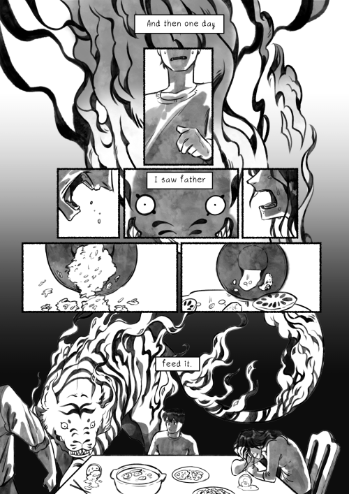 4threset:“There is a Tiger in my House”A short comic about Generational Trauma, and not feeding the 