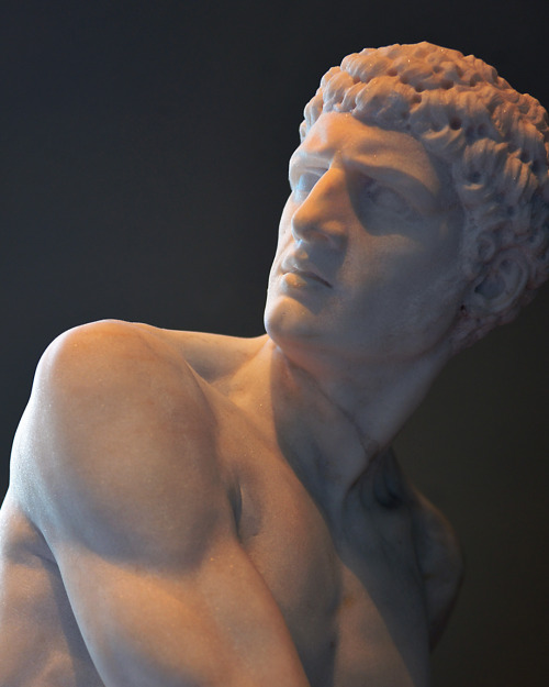 antonio-m:  “Gaius Mucius Scaevola”, c.1791, by Louis-Pierre Deseine (1749–1822). French sculptor. Gaius Mucius Scaevola, legendary Roman hero who is said to have saved Rome from conquest (509 B.C.). Musée du Louvre, Paris. marble