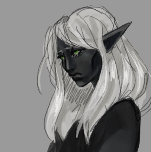 New OCs! Ataruk - a favorite half-drow who has no idea how to NOT order people around. 