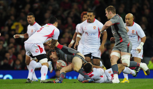 roscoe66: Lloyd Williams, Owen Williams and Hallam Amos of Wales Always pushing themselves and doing