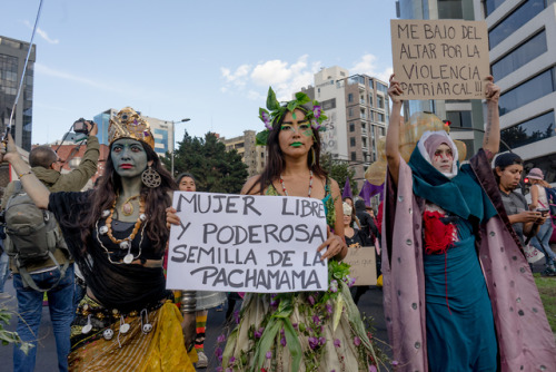 Protestas del 8 de marzo de 2019 en Quito, Ecuador. instagram / vsco / tumblr 