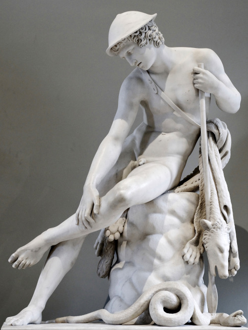 antonio-m:  “The Young Hunter” by Louis Petitot (1794–1862). French sculptor.