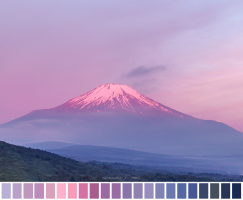 naturalpalettes: Fuji Morning Glow