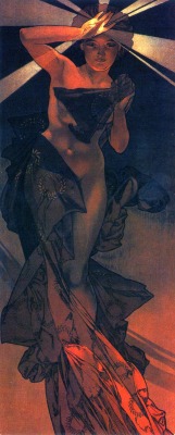 vintagemarlene:morning star by alphonse mucha, 1902 (www.neat-stuff-blog.blogspot.com)