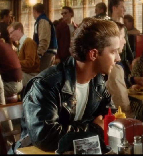 shia labeouf plays a greaser in Indiana Jones and the kingdom of crystall skull that’s so clic