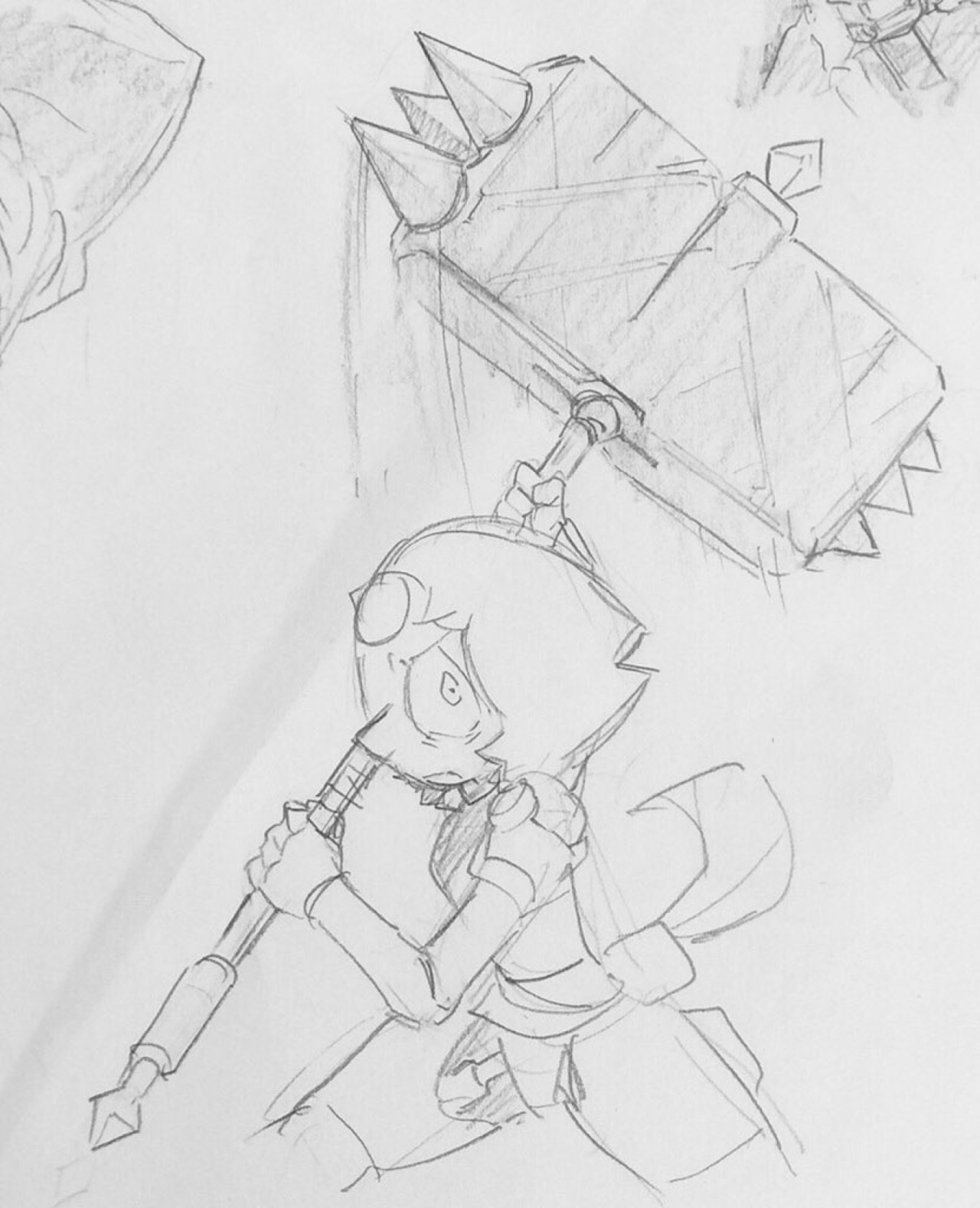 mikanwater:  Robo pearl sketches 😆 