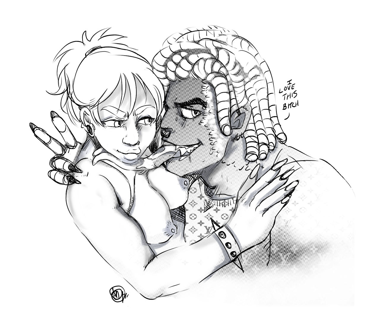 adoggoart: @bastard-hive ‘s OC Lyren is one of Kid Cobra’s idols and he had