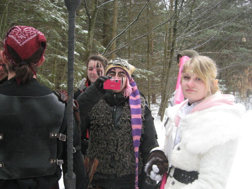 larpnerd:  Feb 23 Event Day 2013  Got my new costume done for the winter!! Soo warm and cozzy!! ^_^