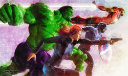extraordinarycomics:The Avengers by DanielMurrayART.