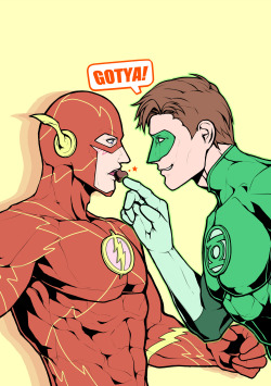 evinist:  How to surprise your speedster boyfriend.Happy Valentine’s Day everyone :DI go with classic pairing this year.