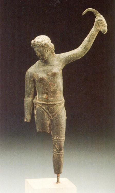 theancientworld:“New analysis of a statue in a German museum adds to the evidence that trained