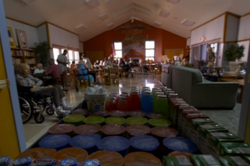 I was loving how this nursing home scene was shot so much that I didn’t even notice that it wa