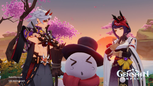 Seasons Greetings to you all!  Love,Oni and a Tengu