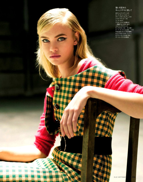 soulswallower6-blog:  Emma Landen by Junji Hata for Elle Japan September 2013