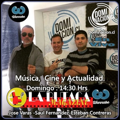 Este Domingo Desde Las 14,30 Hrs Por #Dominacincl La Actualidad En #LaButacaMagazine Con Esteban Contreras,