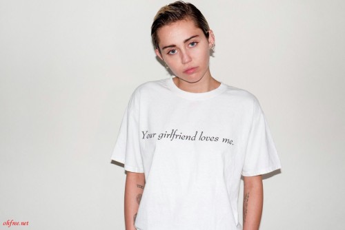 ohfree:Miley Cyrus nude photos by Terry Richardson 2015
