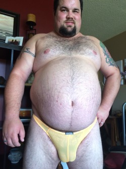 gigasunderwear:  A thong came in from eBay