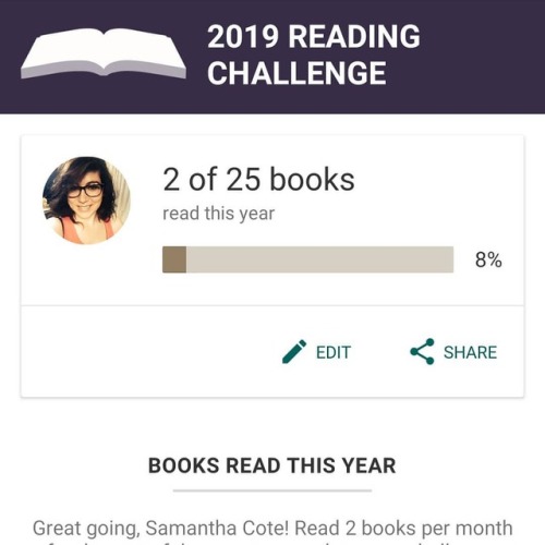 On schedule for my #goodreadschallenge let&rsquo;s see if I can keep it up.  Starting A Breath o