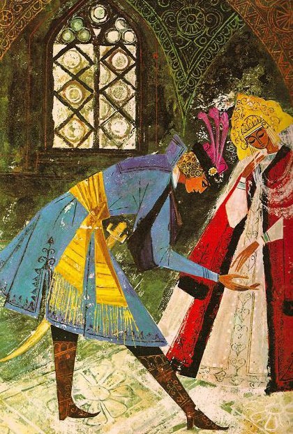 russian-style:  Krystyna Turska - Illustrations to Russians Fairy Tales.