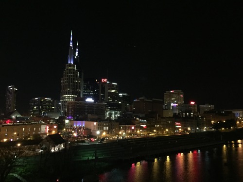 Downtown by night.Nashville, TN