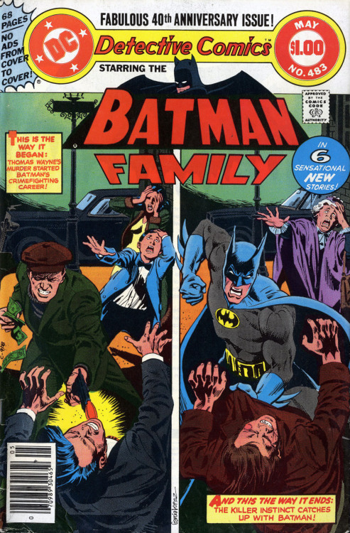 Detective Comics #483, May 1979, Pencils: José Luis García-López, Colors: Tatjana Wood