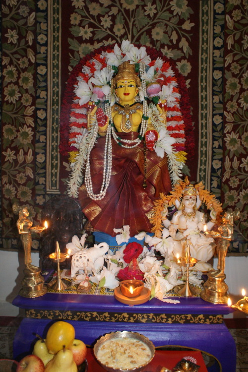 Varalakshmi pooja at my household.