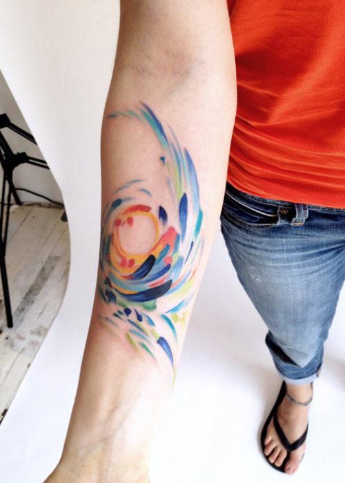 mtchstrr:my-inqueeries:Watercolor tattoosThe top two.