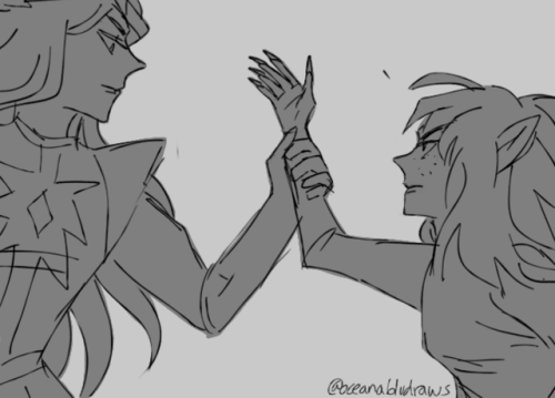 oceanabludraws:can’t wait for the next season of she ra to completely obliterate me