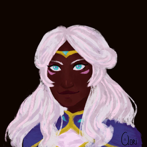 I was trying a new brush so here you have a quick Allura sketch.