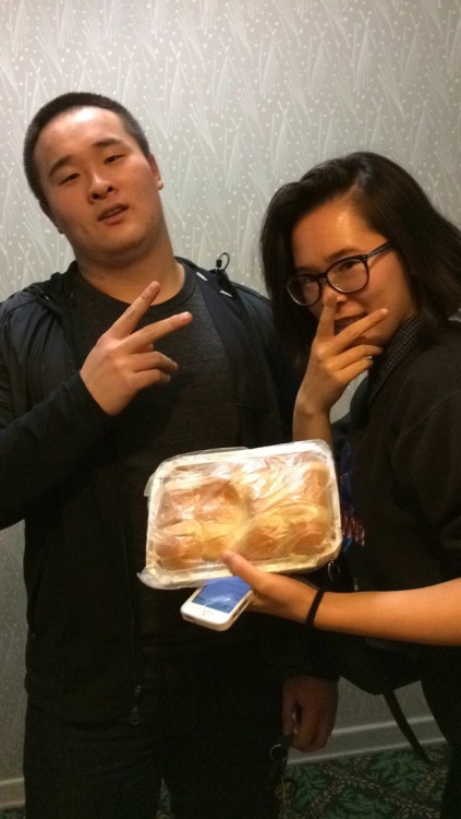 Update Andrea aka nippled.tumblr.com and her brother came to visit me and gave me coconut buns and I