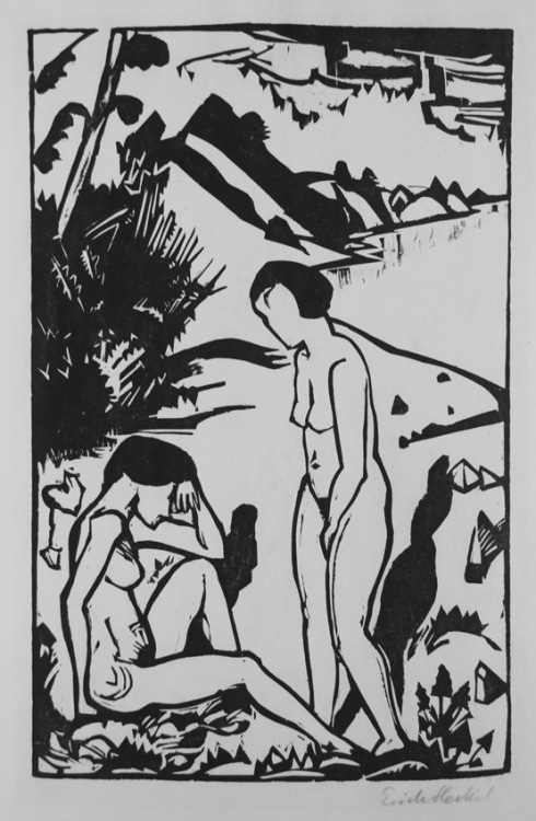 Am Strand / At the Shore, 1923 Erich Heckel (1883-1970)