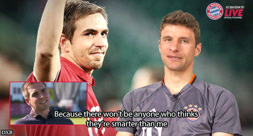 dxbayern:[On Thomas] In some answers one would notice he talks more about himself..