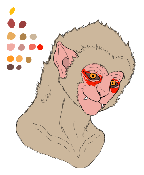 Trying out a different base look for my version of the Handsome Monkey King, this one about 35% more