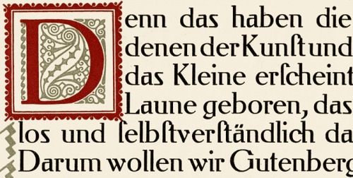 Peter Behrens, Behrens Antiqua, Initials, 1907. Published by Klingspor, Offenbach, Germany.