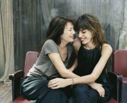 Lacloserie:  Jane Birkin And Lou Doillon Kate Barry Photographer (1967-2013) 