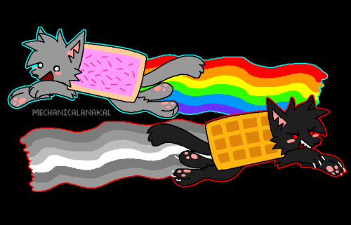 mechanicalanakal:and some nyan cat junk ‘cause it’s just one of those days lol