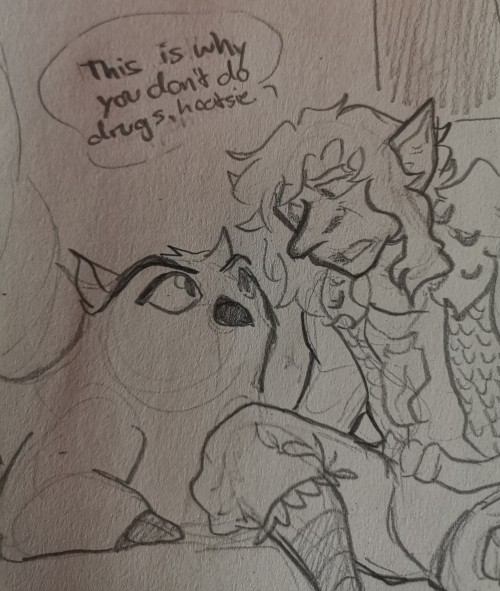 Plops These Messy Doodles Here And Scurries Off