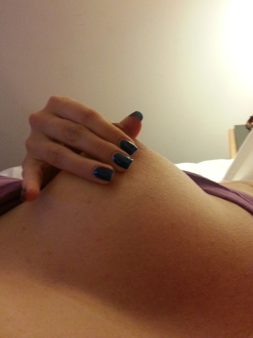 sharingwifefl:  wife enjotying her own tits…she likes her nipples pinched and pulled when she is horny  reblog 