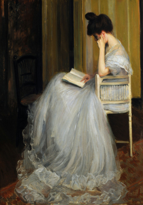 radstudies:  Jacques-Émile Blanche (French, 1861-1942) Woman Reading 