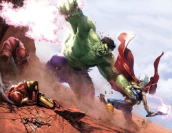 raf199844:The Hulk vs. Thor, Iron Man, and