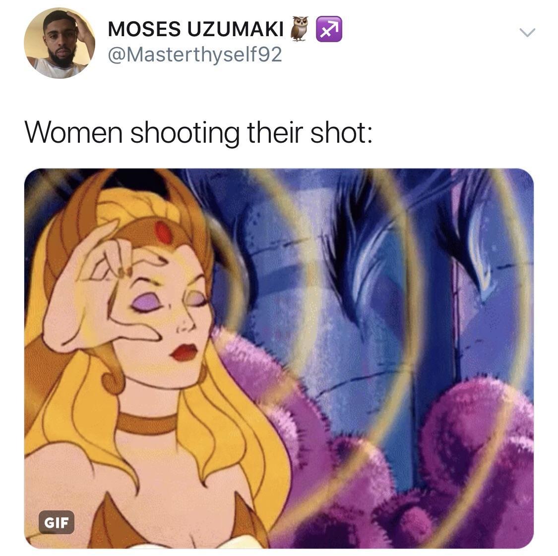 ashthehash:  misunderstoodkiki:  Visual representation of me shooting my shot 😂