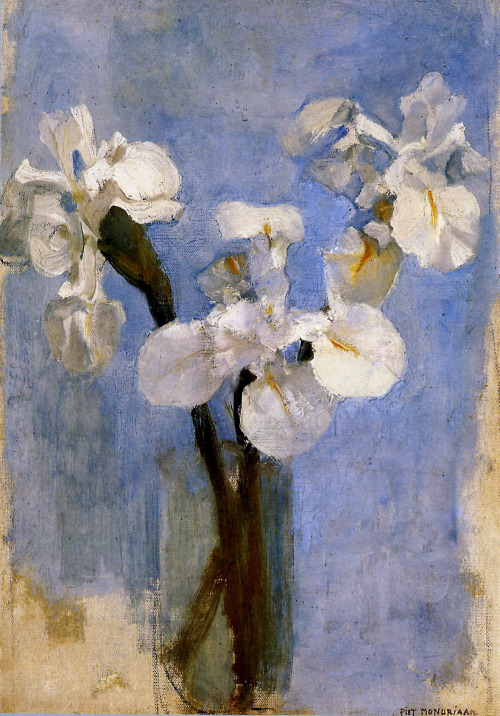 artist-mondrian: Flowers Sun, 1909, Piet Mondrian