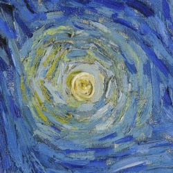 lonequixote:  Starry Night (detail) by Vincent